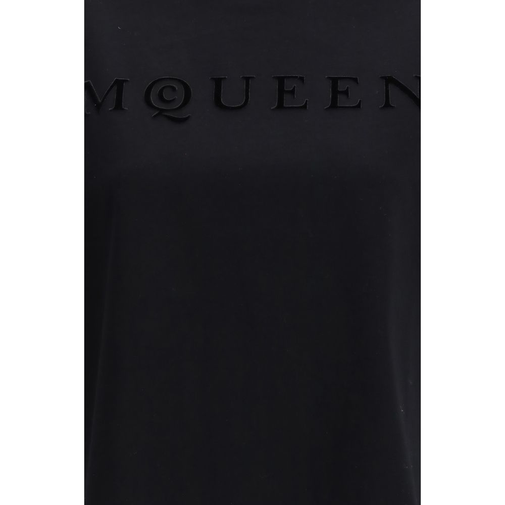Alexander McQueen Black Cotton T-Shirt - Image 3