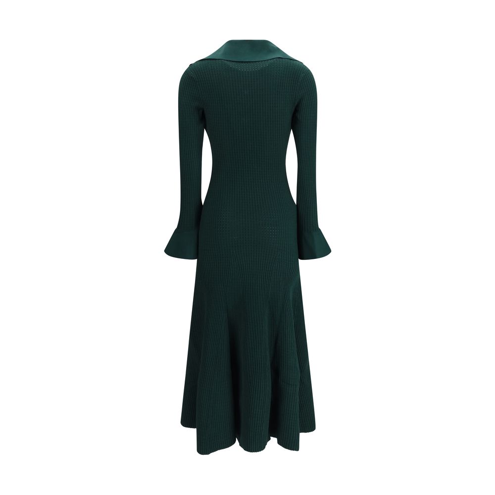 Self-Portrait Bicolor Viscose Casual Dress - Image 2