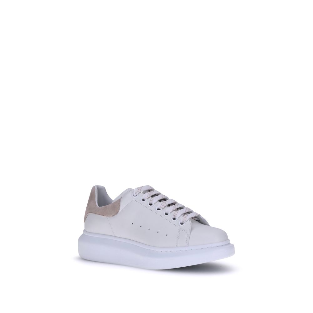 Alexander McQueen White Calf Leather Bos Taurus Platform Sneakers - Image 2
