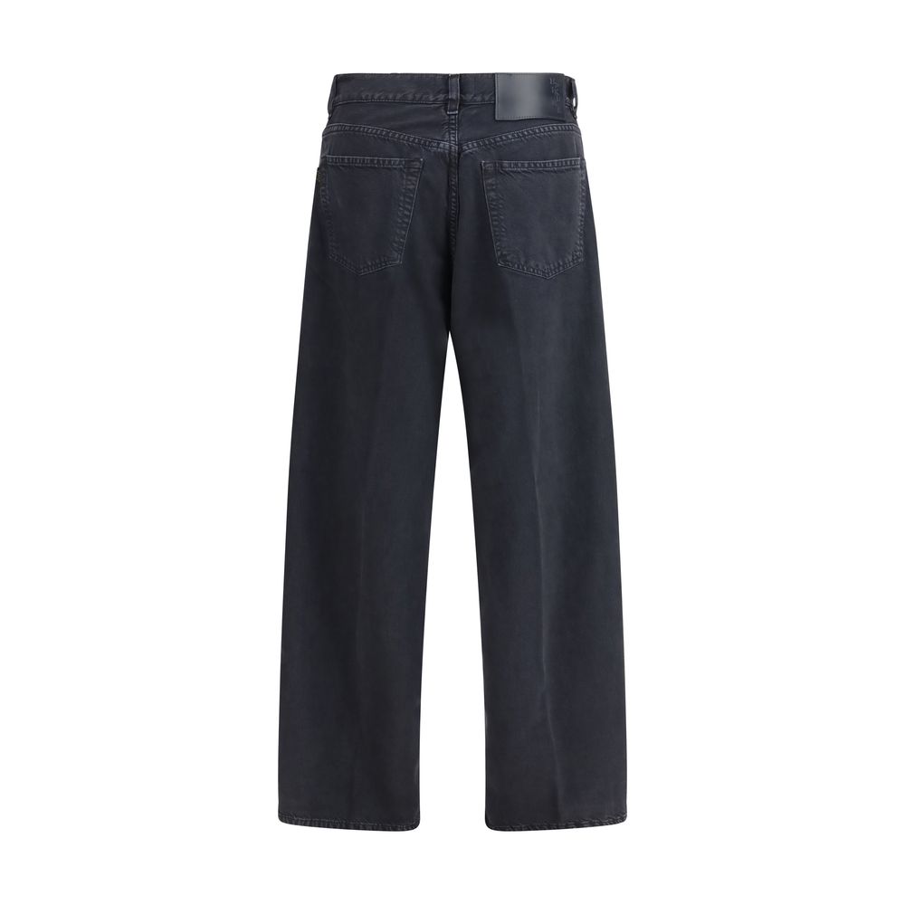 Haikure Black Cotton Straight-Leg Jeans - Image 2
