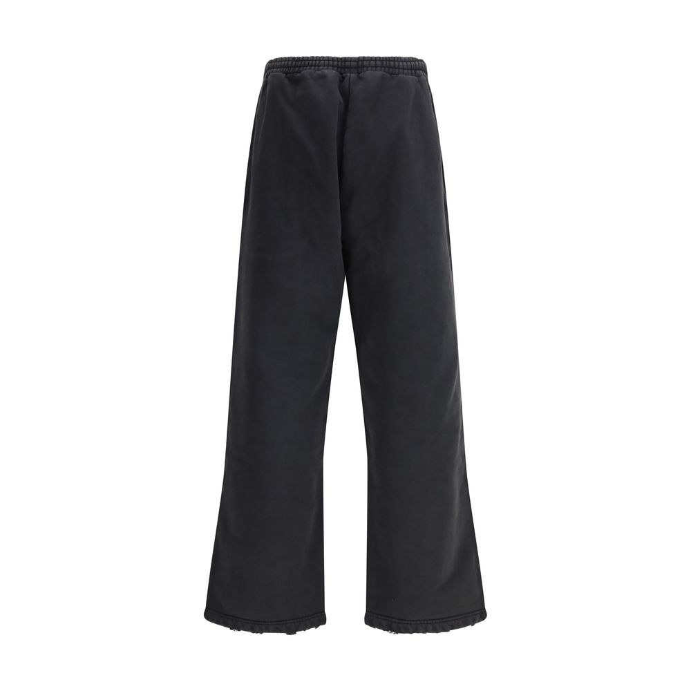 Balenciaga Black Cotton Casual Pants - Image 2