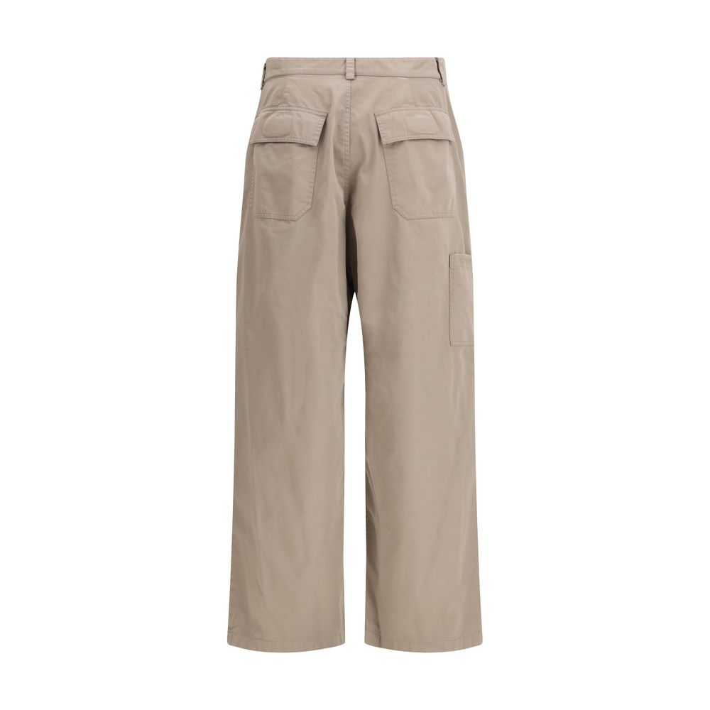 Balenciaga Beige Cotton Casual Pants - Image 2