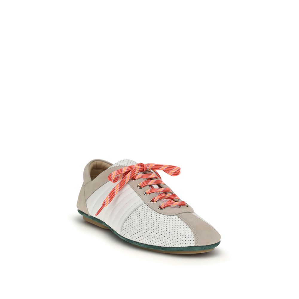 Valentino Garavani Multicolor Suede Leather Low Top Sneakers - Image 2