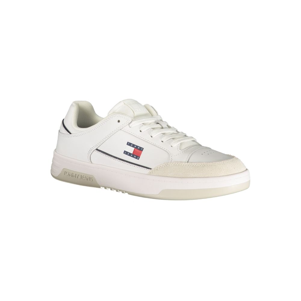 Tommy Hilfiger White Polyurethane Men Sneaker - Image 2
