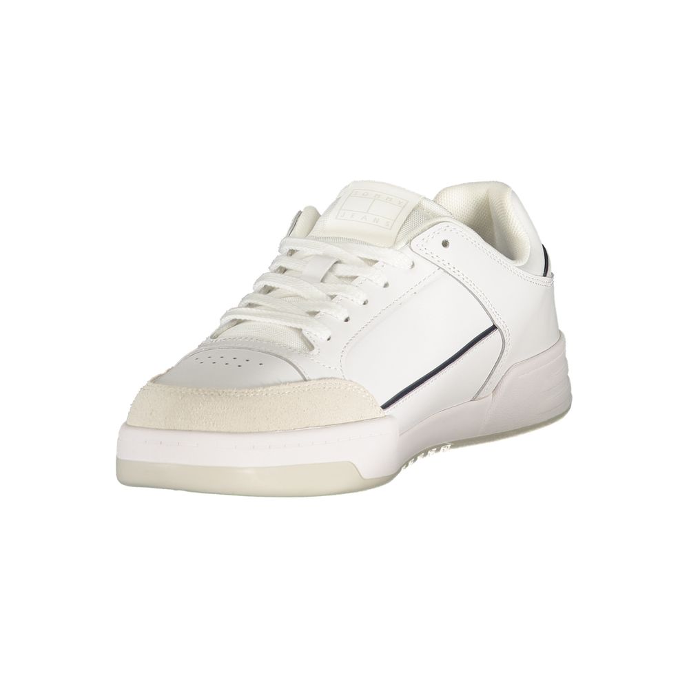 Tommy Hilfiger White Polyurethane Men Sneaker - Image 3