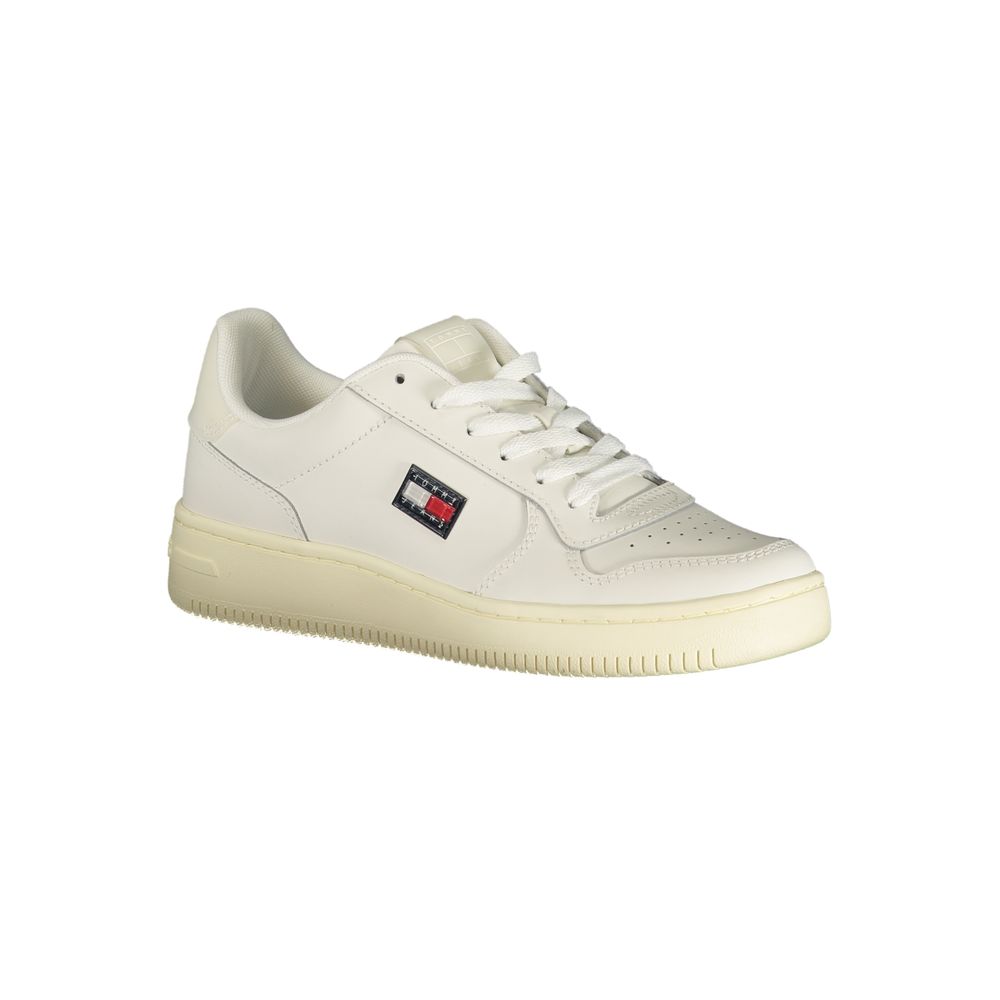 Tommy Hilfiger Bianco Polyurethane Women Sneaker - Image 2