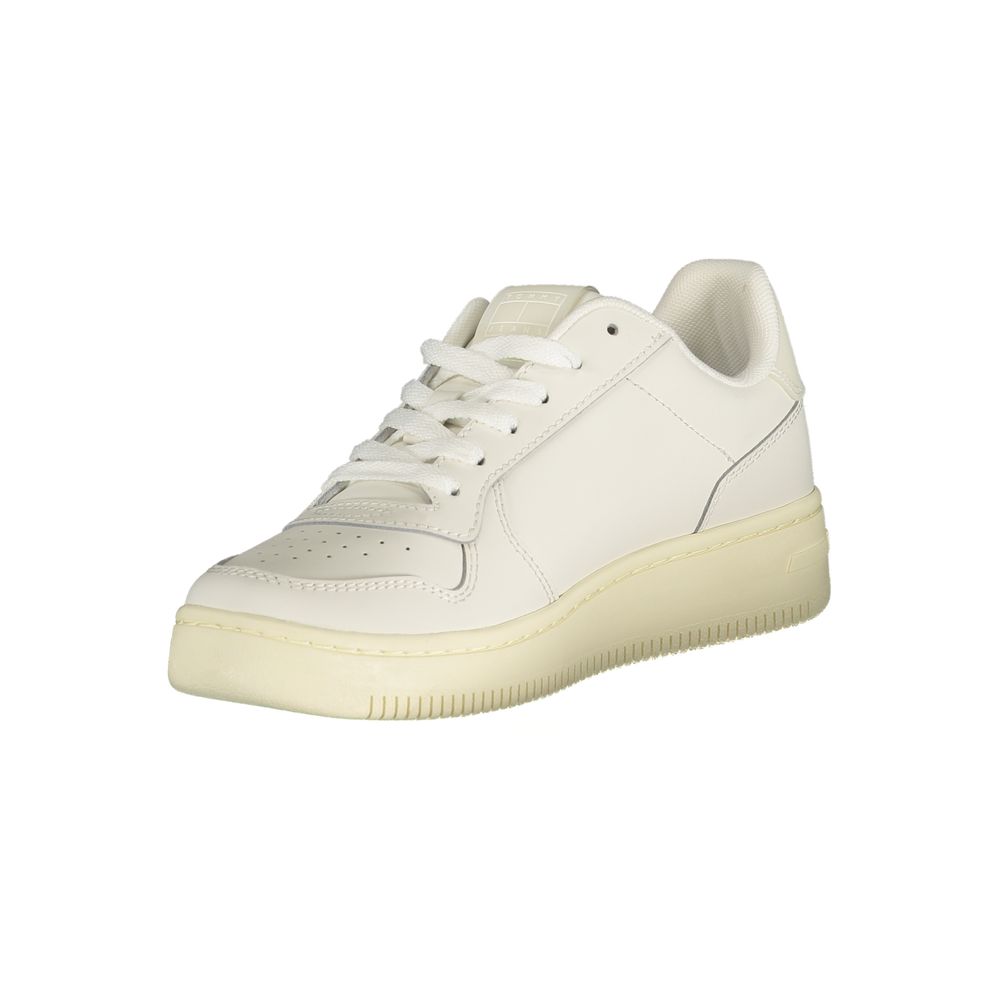 Tommy Hilfiger Bianco Polyurethane Women Sneaker - Image 3