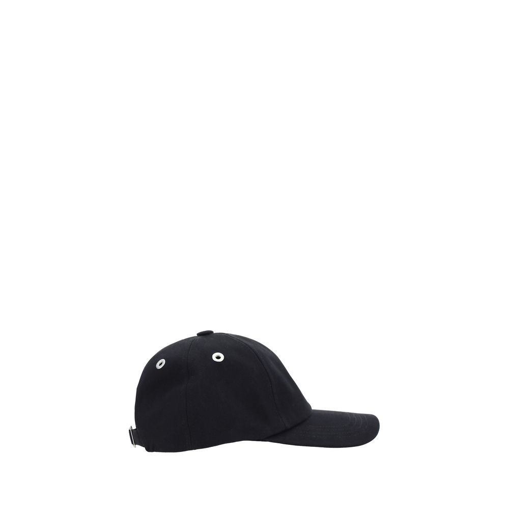 Ami Paris Black Cotton Cap (Baseball Hat) - Image 2