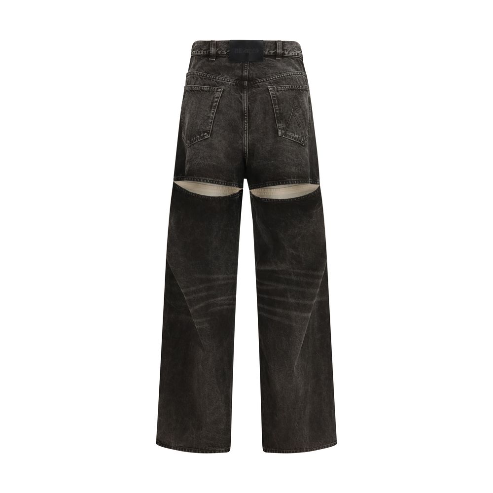 The Attico Black Cotton Jeans Denim - Image 2