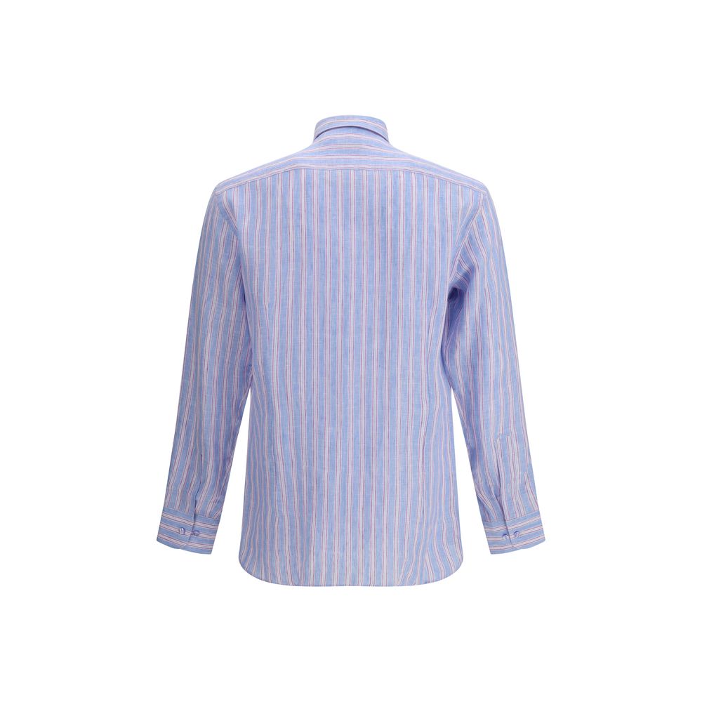 Etro Multicolor Linen Pattern Shirt - Image 2