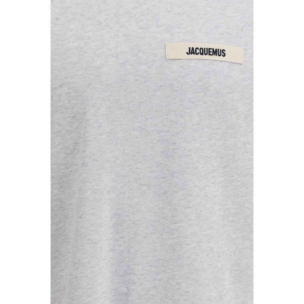 Jacquemus Gray Cotton T-Shirt - Image 3