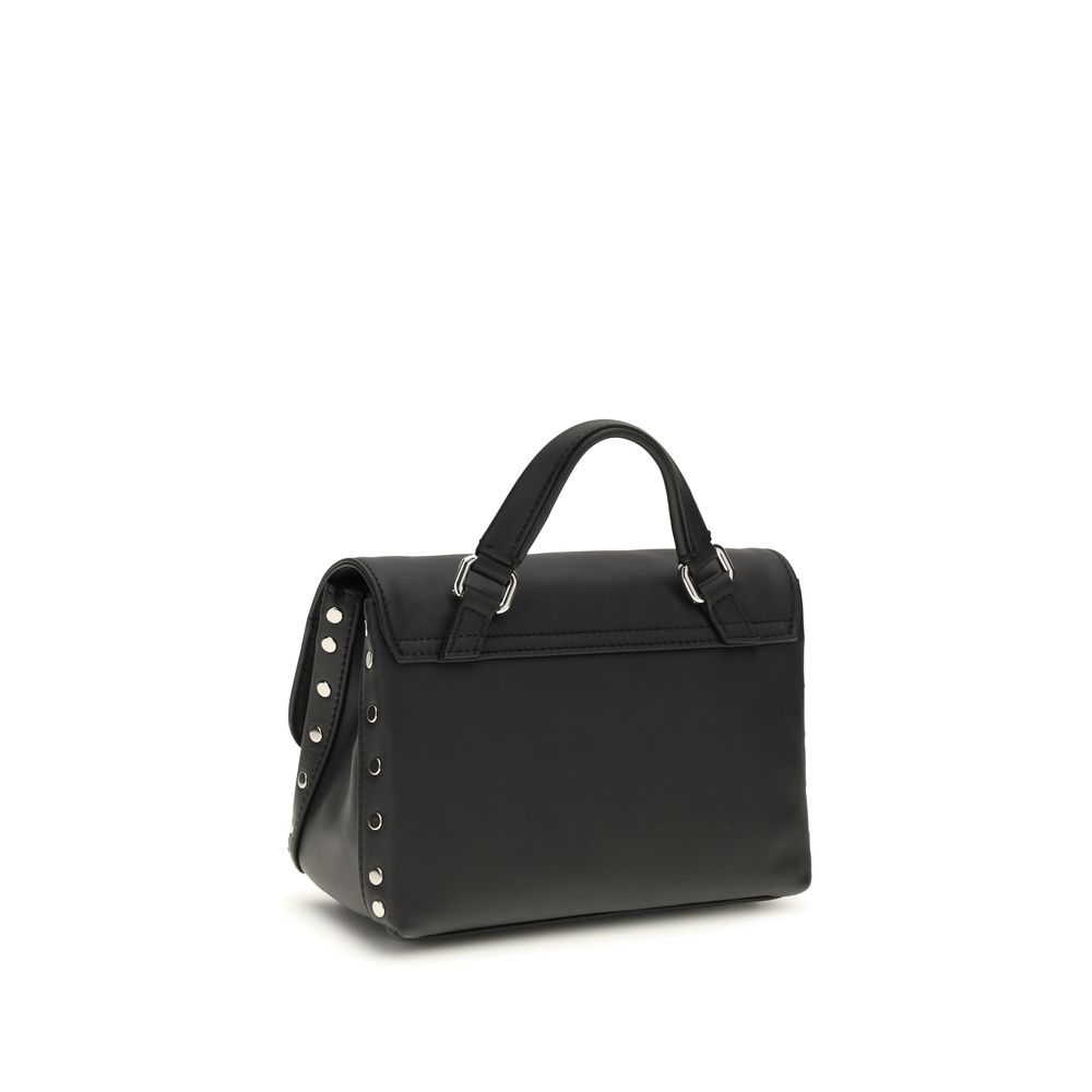 Zanellato Black Calf Leather Bos Taurus Handbag - Image 3