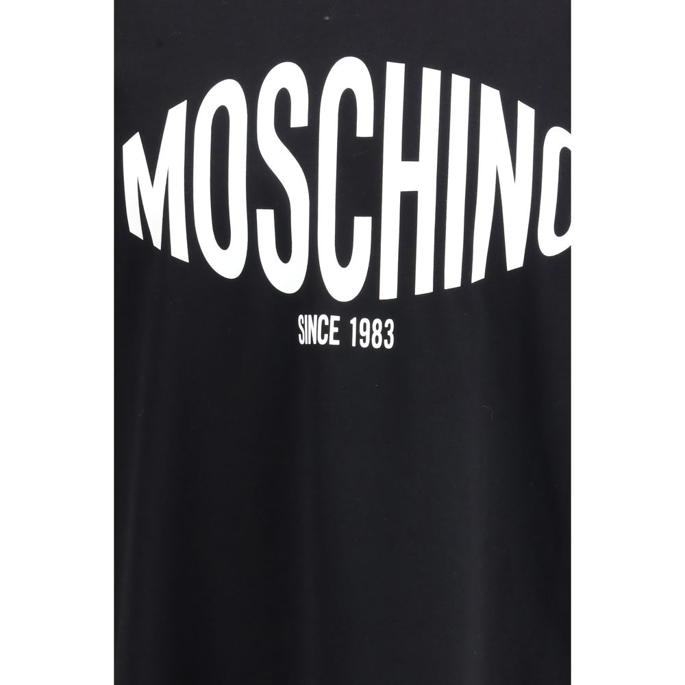 Moschino Black Cotton T-Shirt - Image 3