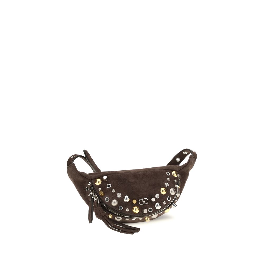Valentino Garavani Brown Calf Leather Bos Taurus Shoulder Bag - Image 2