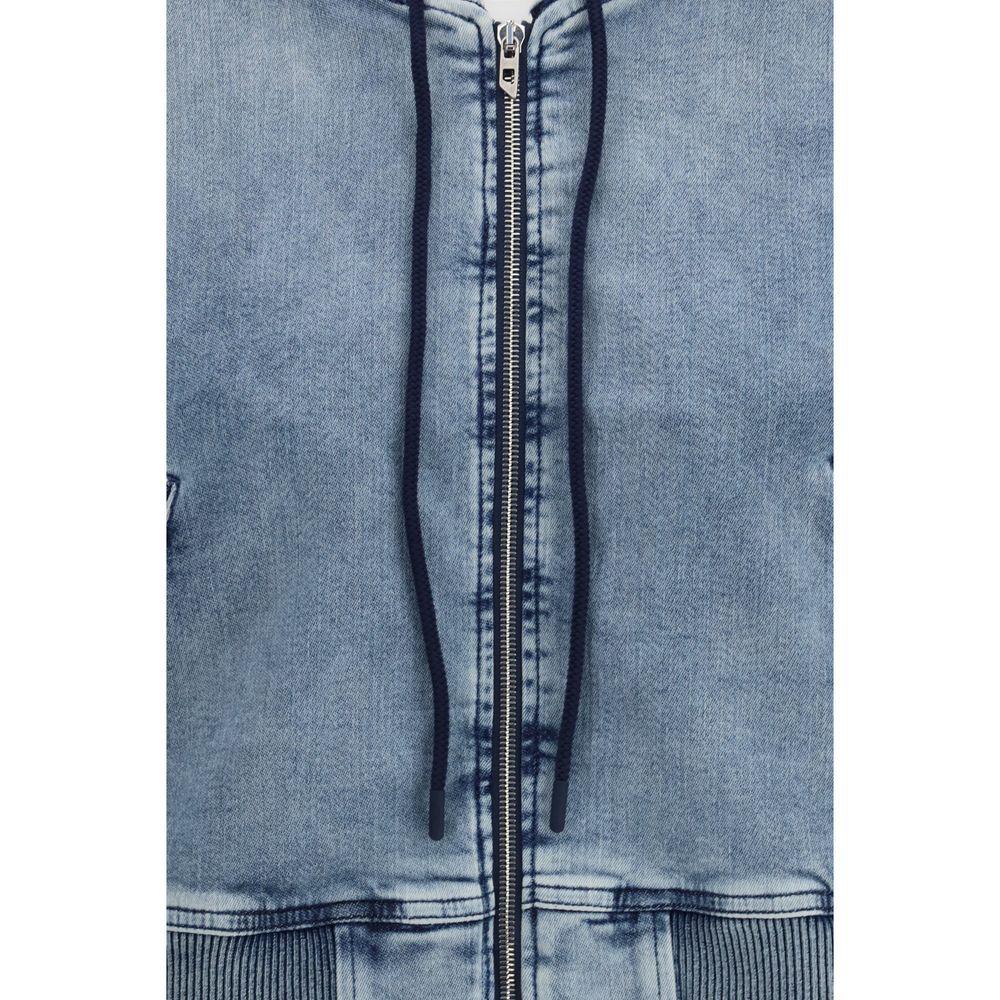 Diesel Blue Cotton Denim Jacket - Image 3