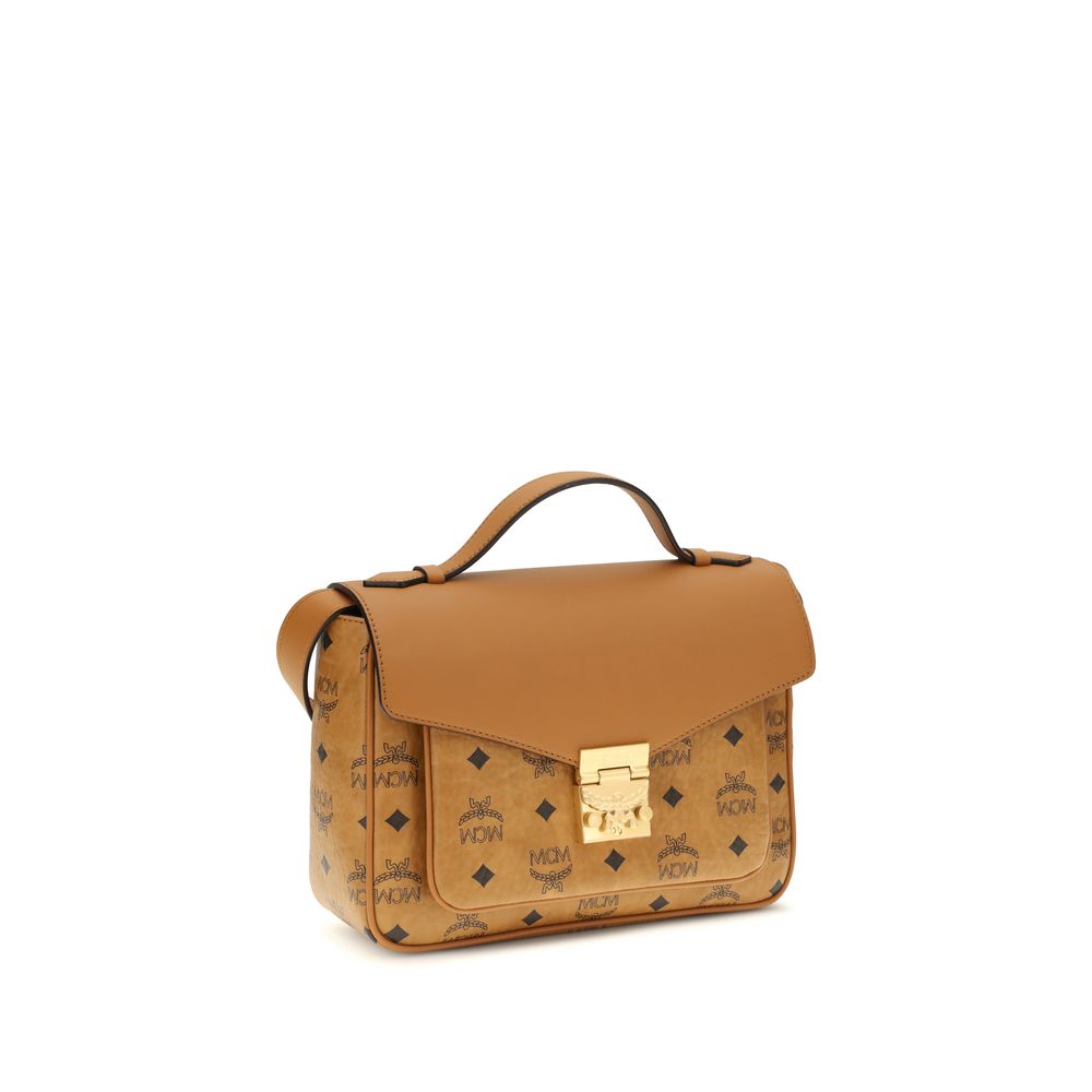 MCM Beige Fabric Shoulder Bag - Image 2