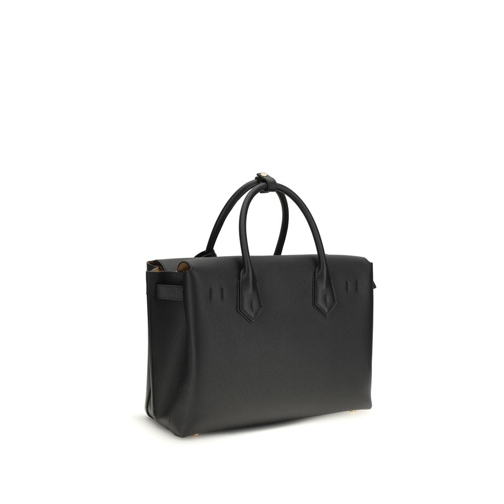 MCM Black Calf Leather Bos Taurus Shoulder Bag - Image 3