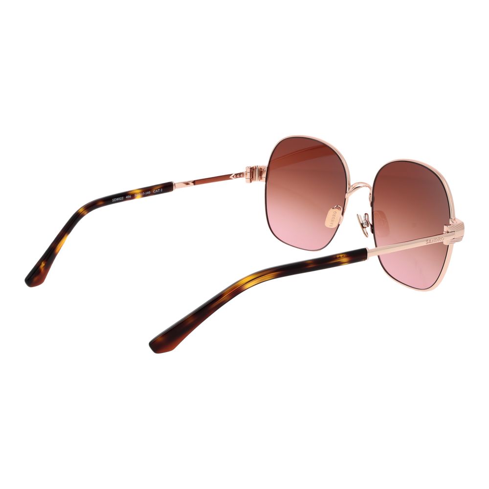Sandro Rose Gold Acetate Sunglasses - Image 3