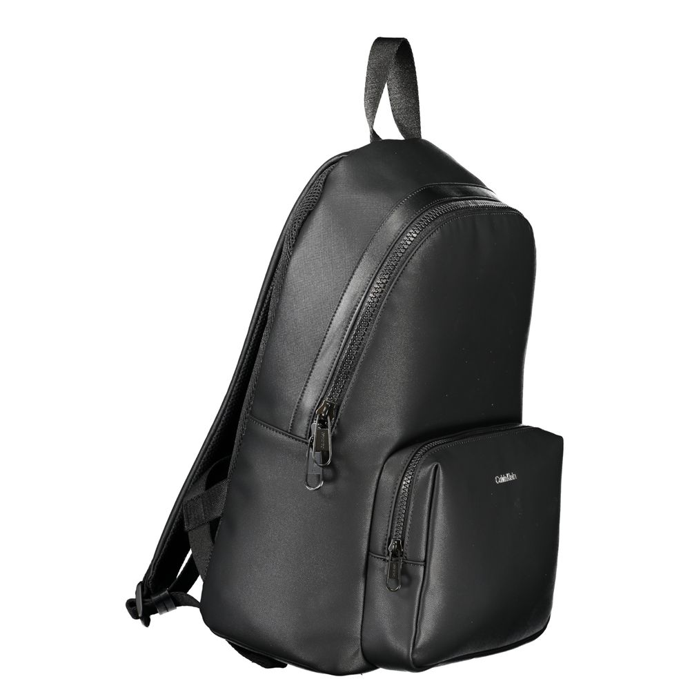 Calvin Klein Nero Polyester Men Backpack - Image 3