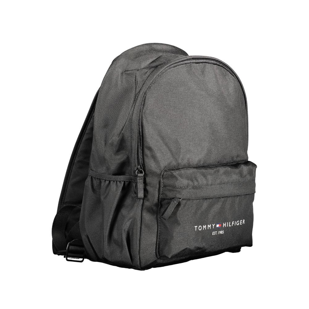 Tommy Hilfiger Black Polyester Men's Backpack - Image 3