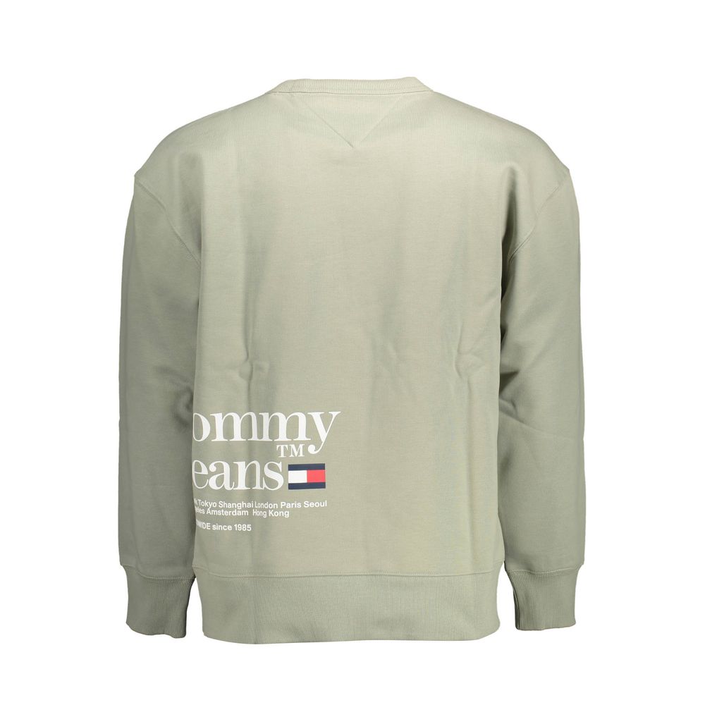 Tommy Hilfiger Green Cotton Men Sweater - Image 2
