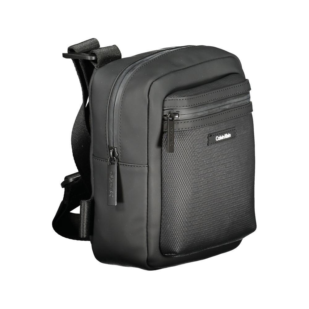 Calvin Klein Nero Polyurethane Men's Shoulder Bag - Image 3