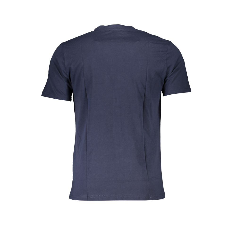 Cavalli Class Blu Cotton Men T-Shirt - Image 2