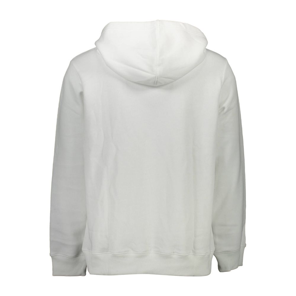 Calvin Klein White Cotton Men's Hoodie - Image 2