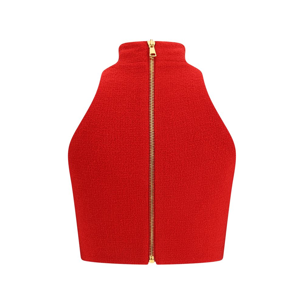 Balmain Multicolor Fleece Wool Top - Image 2