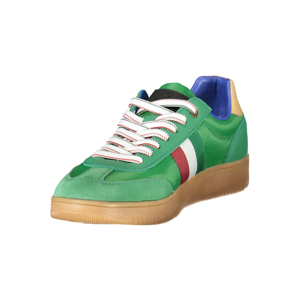 Esercito 1659 Green Leather Men Sneaker - Image 3