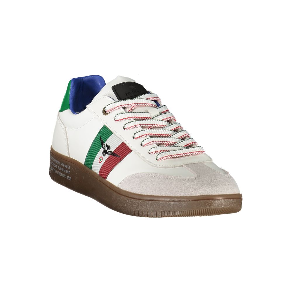 Esercito 1659 White Leather Men Sneaker - Image 2