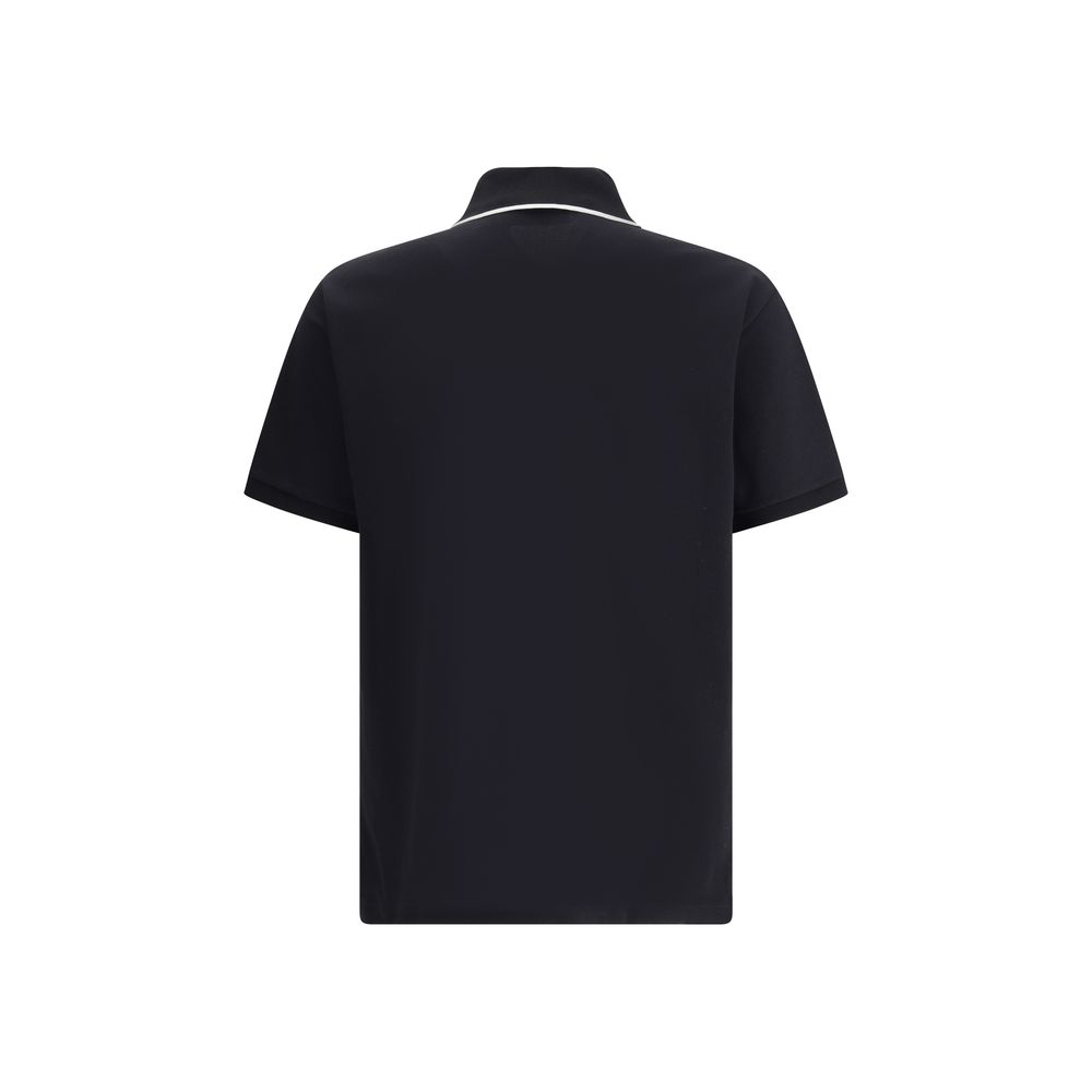 Gucci Black Cotton Polo Shirt - Image 2