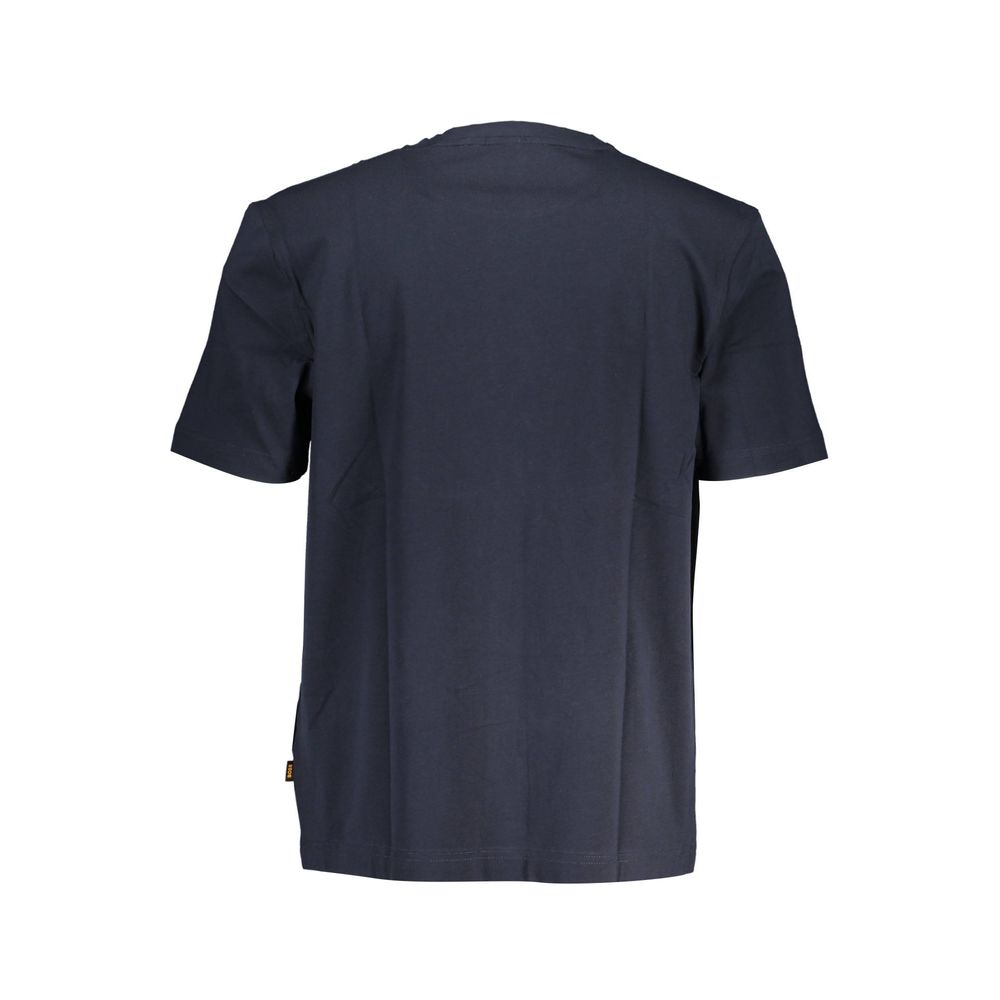 Hugo Boss Blue Organic Cotton Men's T-Shirt - Image 2