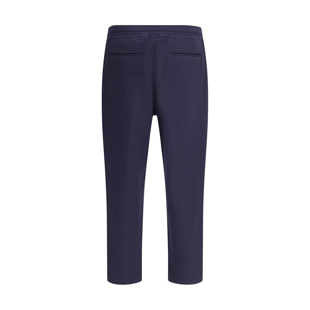 Brunello Cucinelli Blue Cotton Casual Pants - Image 2
