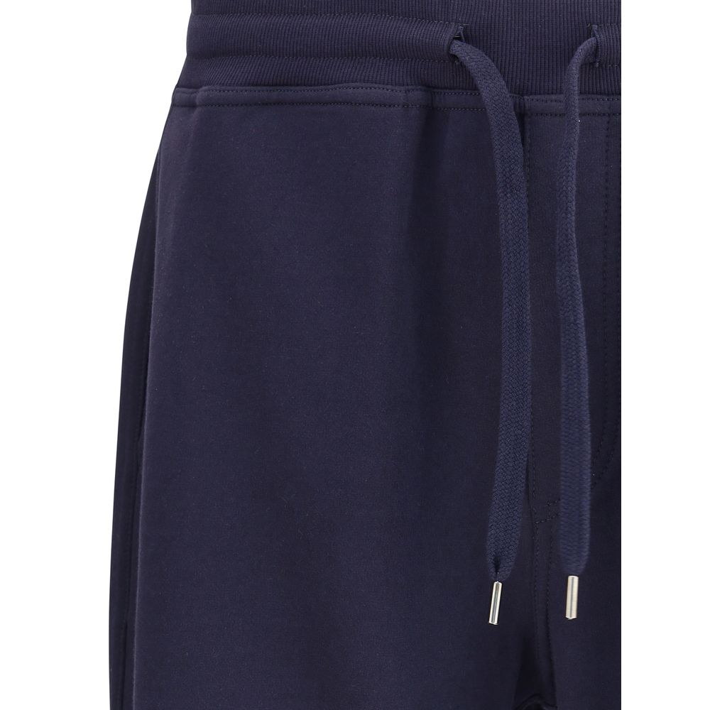 Brunello Cucinelli Blue Cotton Casual Pants - Image 3