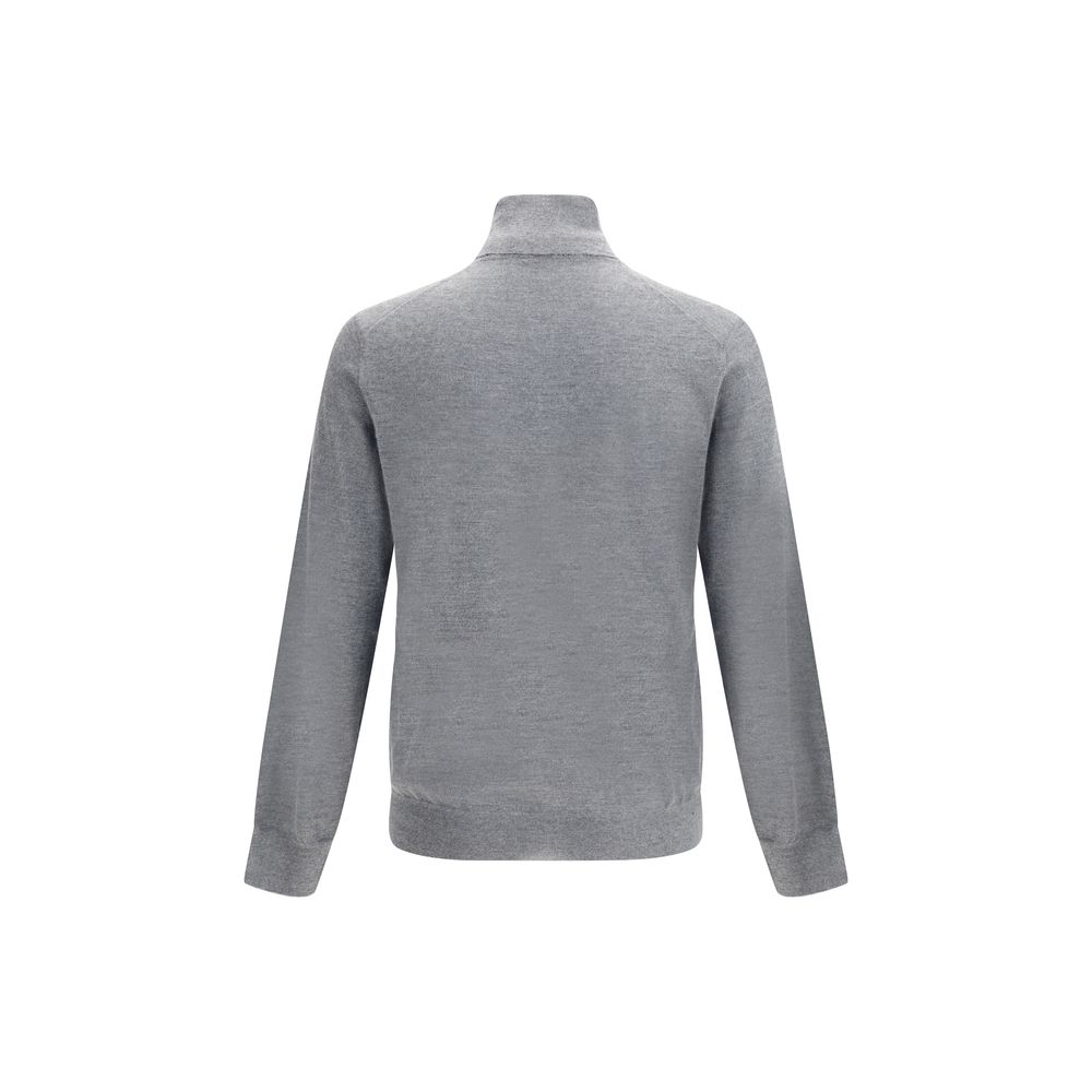 Brunello Cucinelli Gray Cashmere Cashmere Sweater - Image 2