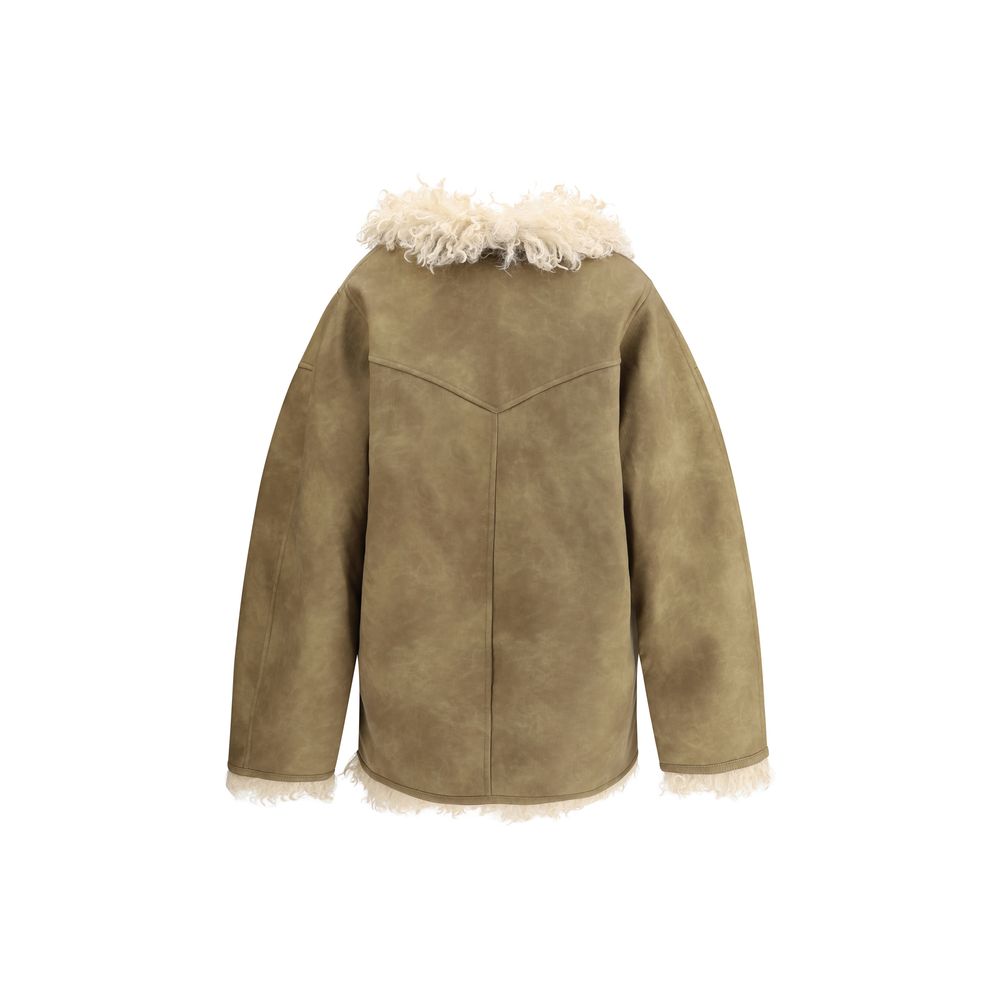 Marant Etoile Beige Polyester Coat - Image 2