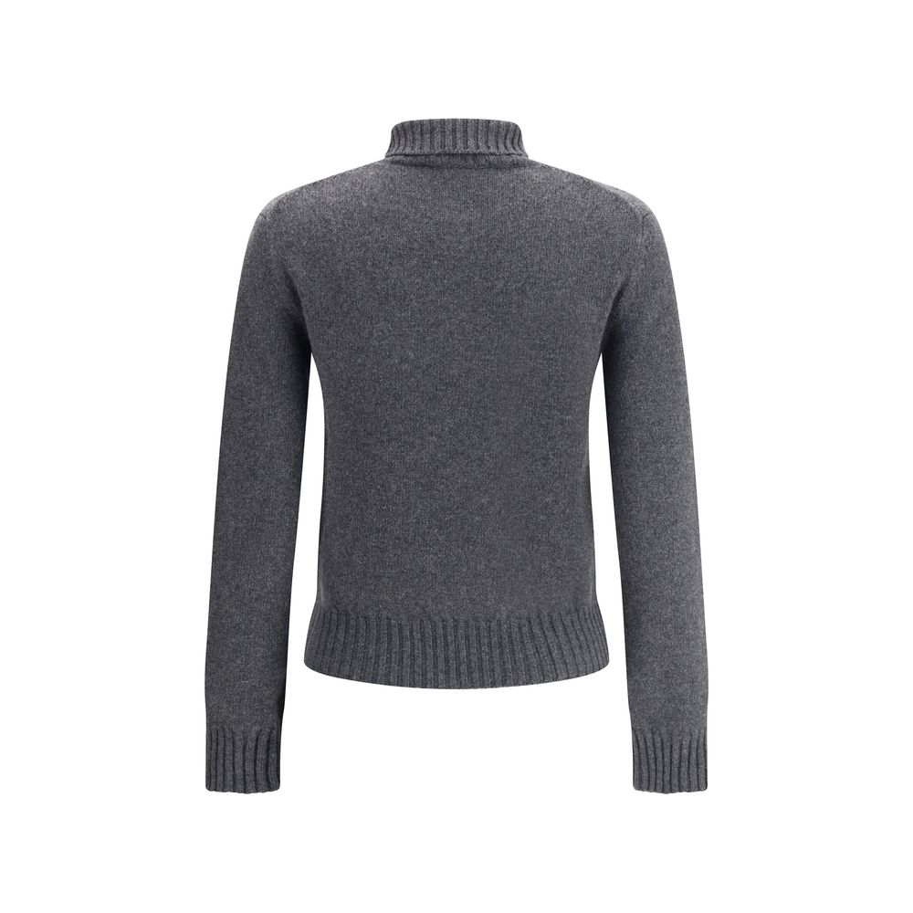 Ami Paris Gray Cashmere Turtleneck - Image 2
