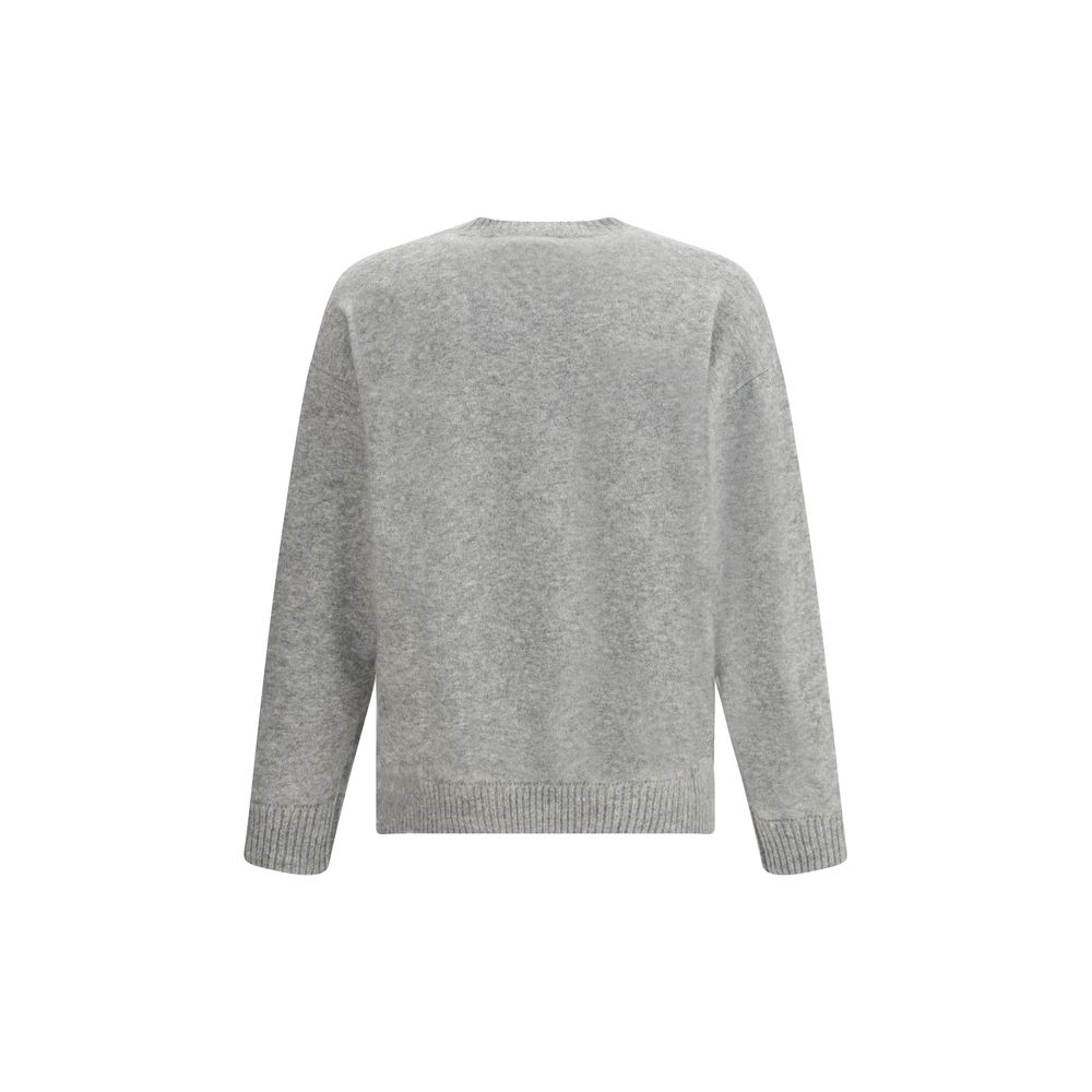 Laneus Gray Cashmere Cashmere Sweater - Image 2