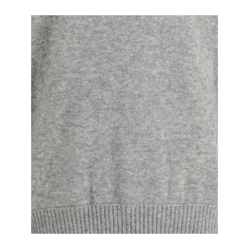 Laneus Gray Cashmere Cashmere Sweater - Image 3