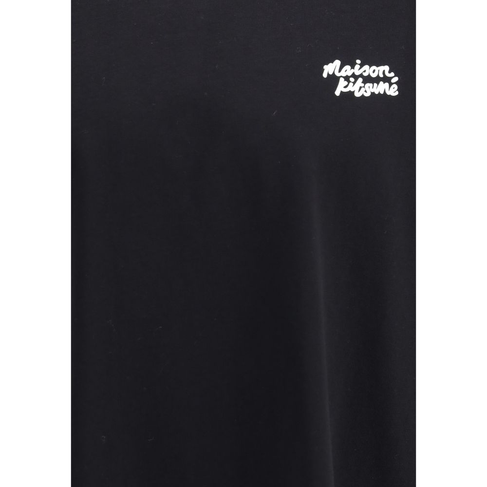 Maison Kitsuné Black Cotton T-Shirt - Image 3