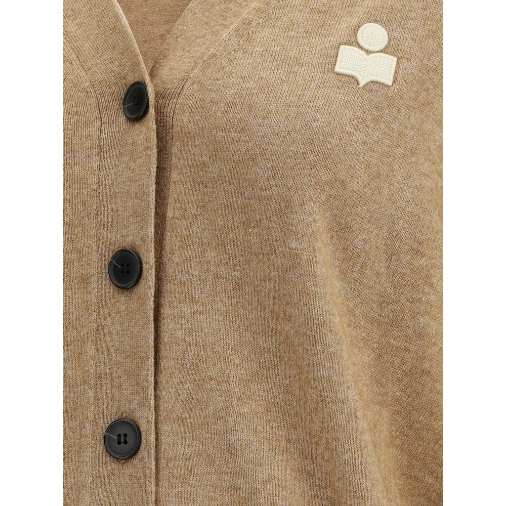 Marant Etoile Beige Cotton Cardigan - Image 3