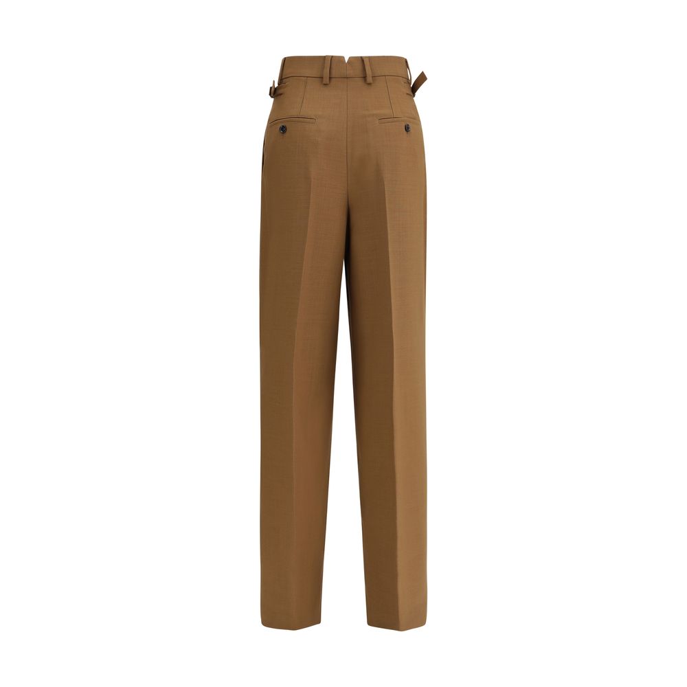 Ami Paris Brown Wool Casual Pants - Image 2