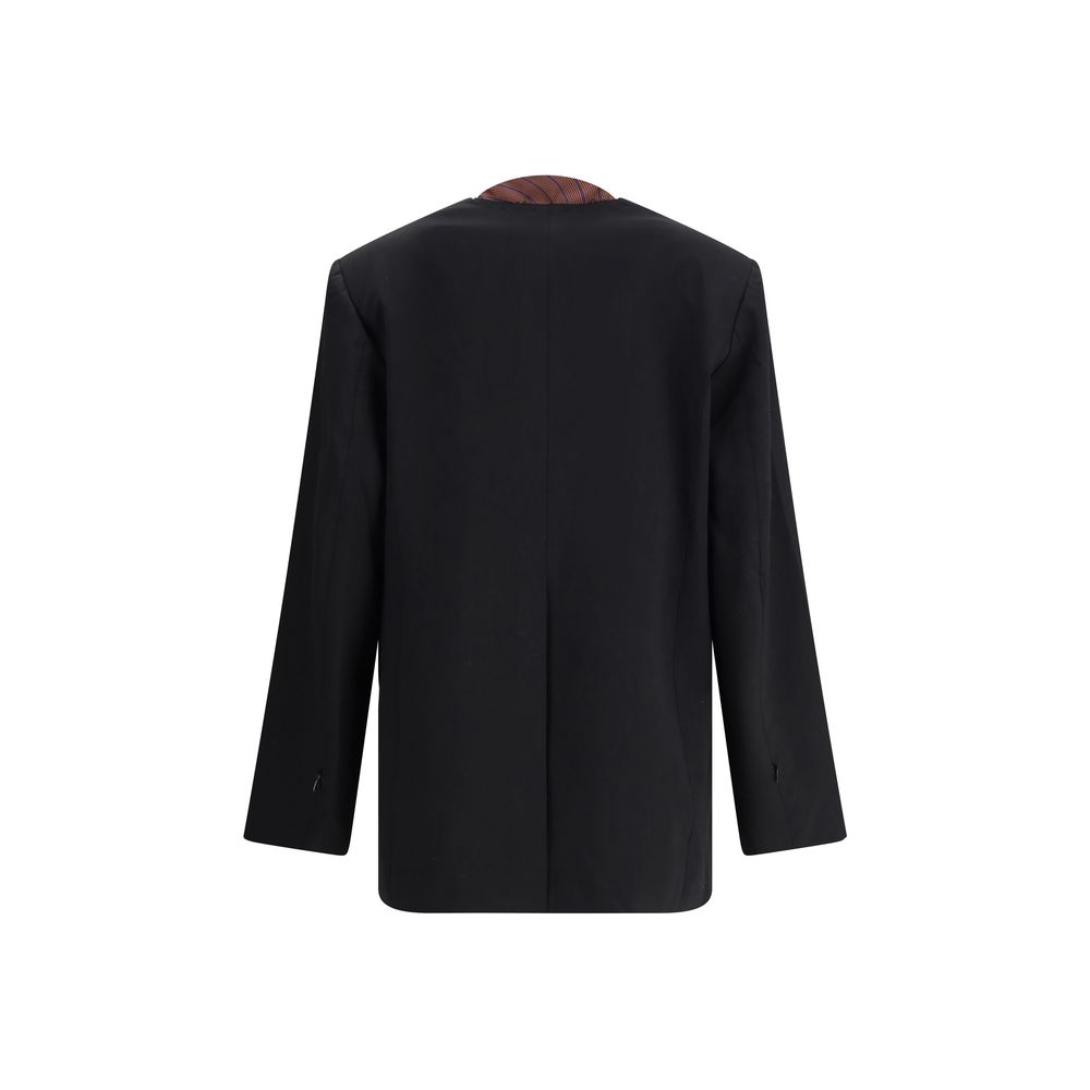 Di Stavnitser Black Polyester Blazer - Image 2