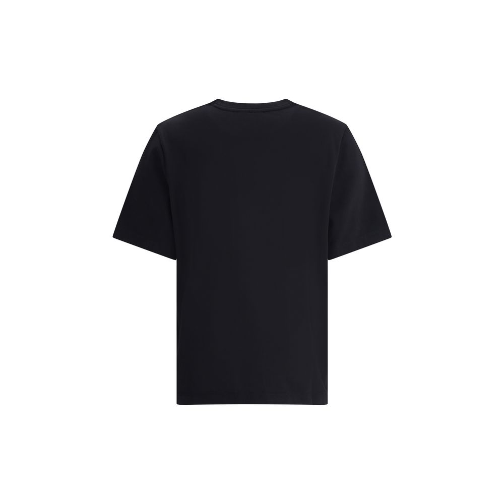Maison Kitsuné Black Cotton T-Shirt - Image 2