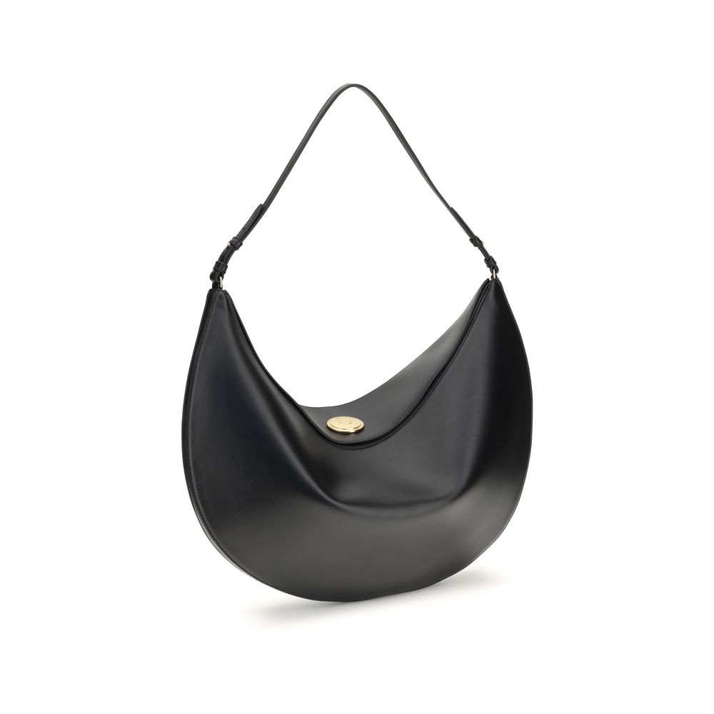 Jacquemus Black Calf Leather Bos Taurus Shoulder Bag - Image 2