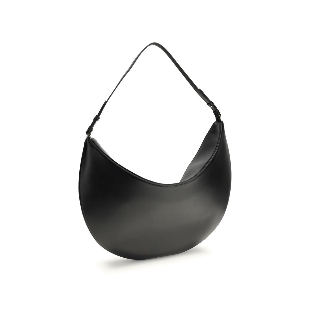 Jacquemus Black Calf Leather Bos Taurus Shoulder Bag - Image 3