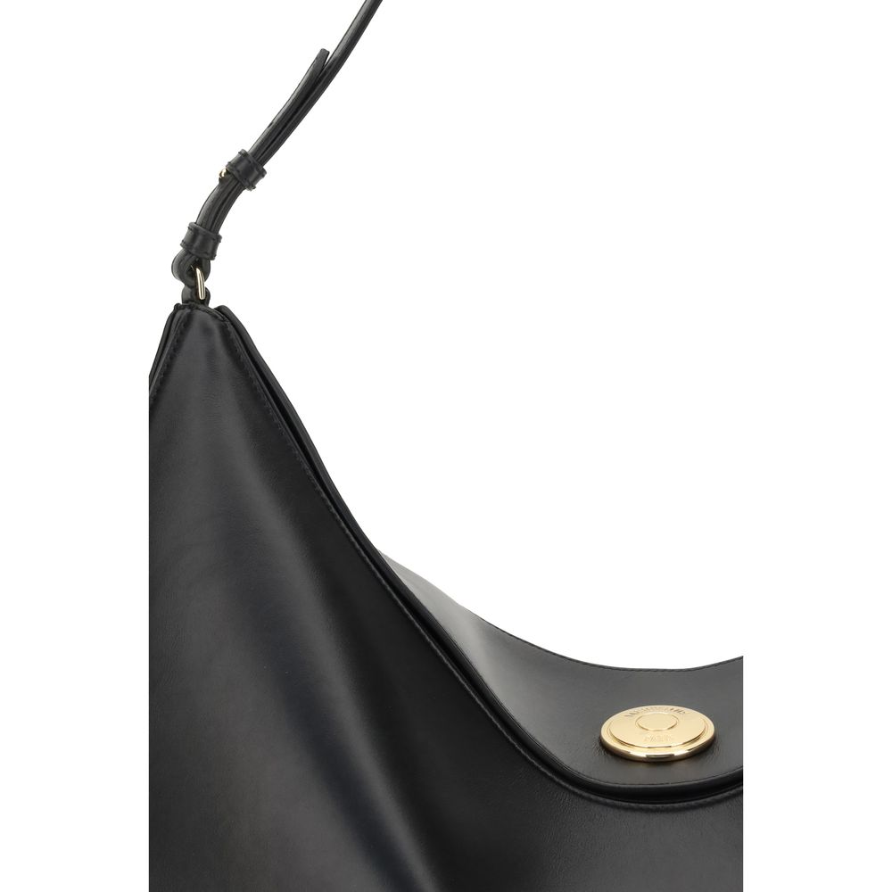 Jacquemus Black Calf Leather Bos Taurus Shoulder Bag - Image 4