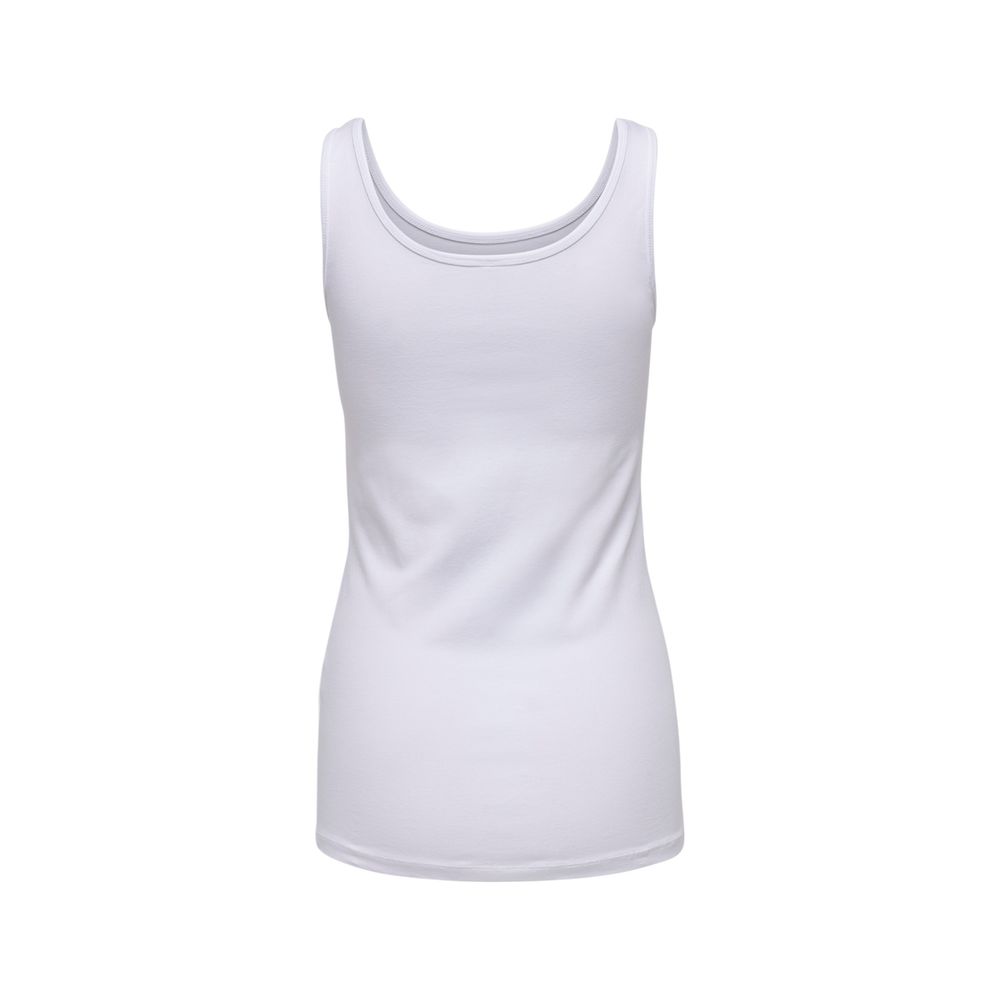 Only White Cotton Tank Tops - Image 2