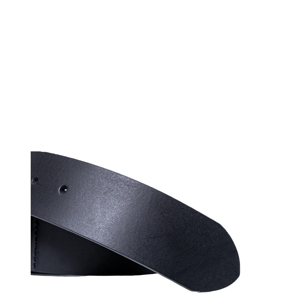 Armani Exchange Black Leather Regular Belt - Image 2